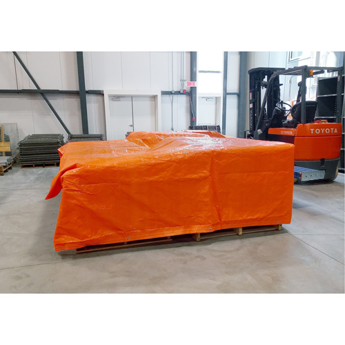 Insulated Tarps, Polyethylene, Orange, 20' x 12' x 8 mils Seaboard Timber Mart