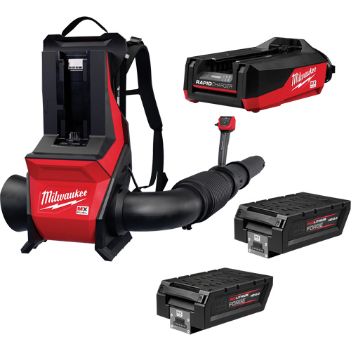 MX FUEL Backpack Blower Kit, 190 MPH Output, Battery Powered Seaboard Timber Mart
