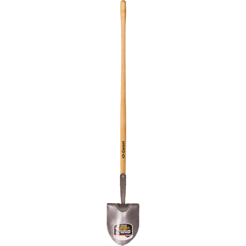 Round Point Shovel, Forged Steel Blade, Hardwood, Straight Handle Seaboard Timber Mart