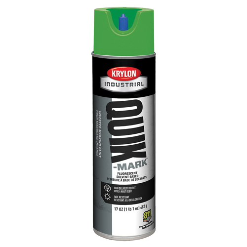 Peinture de marquage industrielle invers&eacute;e &agrave; base de solvant Quik-Mark, 17 oz, Canette a&eacute;rosol Seaboard Timber Mart
