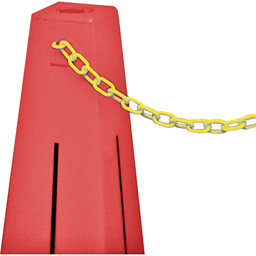 Traffic Cones - Accessories, Yellow, 2" Link, 20' Length Seaboard Timber Mart
