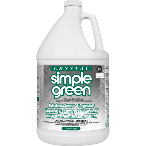 Nettoyant et d&eacute;graissant industriel Crystal Simple Green , 1 gal., Cruche Seaboard Timber Mart