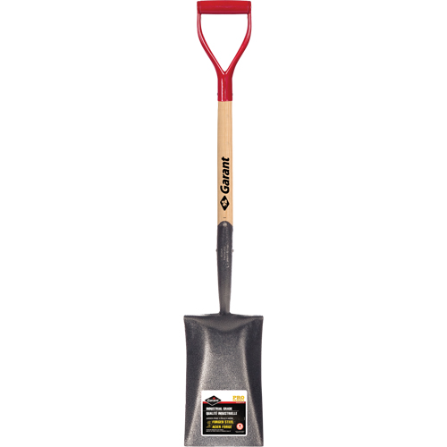 Pro Garden Spade, Wood, Forged Steel Blade, D-Grip Handle, 25-1/2" Long Seaboard Timber Mart