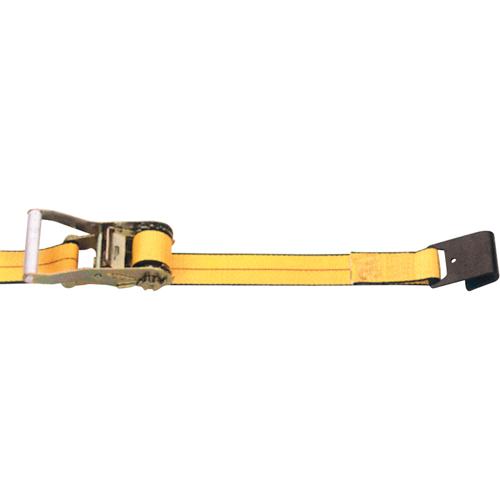 Ratchet Straps, Flat Hook, 2" W x 30' L, 3335 lbs. (1513 kg) Working Load Limit Seaboard Timber Mart
