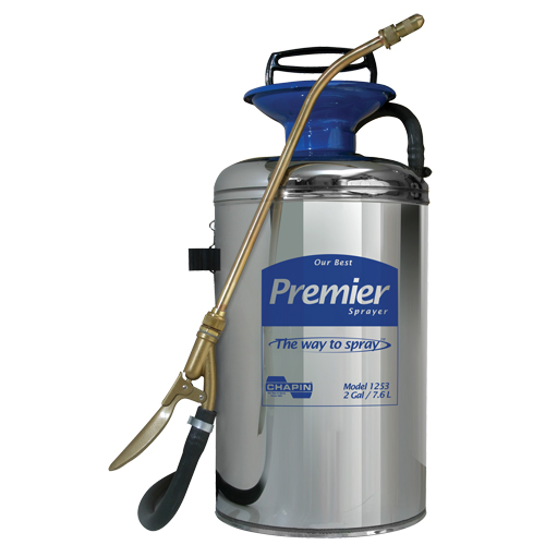 Premier Series Pro Sprayer, 2 gal. (7.6 L), Stainless Steel, 12" Wand Seaboard Timber Mart