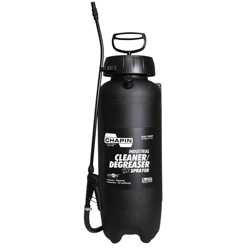 Industrial Viton Cleaner & Degreaser Sprayer, 3 gal. (11.36 L), Plastic/Polyethylene, 18" Wand Seaboard Timber Mart