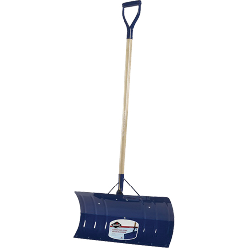 Yukon Snow Pusher, Aluminum Blade, D-Grip Handle, 24" W Seaboard Timber Mart