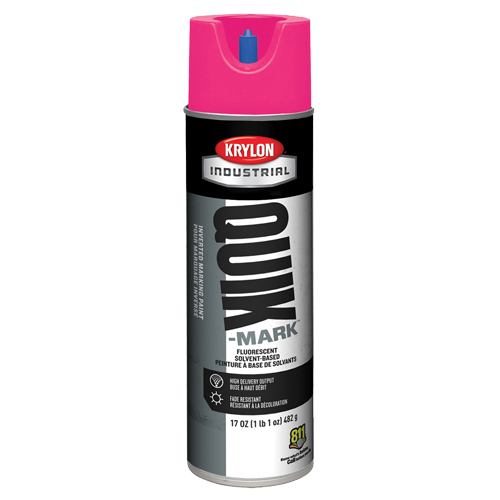 Peinture de marquage industrielle invers&eacute;e &agrave; base de solvant Quik-Mark, 17 oz, Canette a&eacute;rosol Seaboard Timber Mart