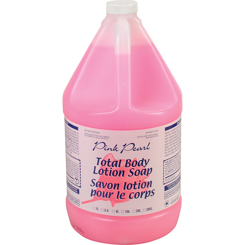 Pink Pearl Total Body Lotion Soap, Liquid, 4 L, Scented Seaboard Timber Mart