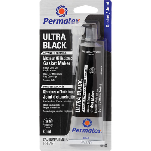 Ultra Black&reg; Gasket Maker, Tube, Black Seaboard Timber Mart