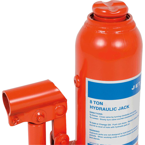 JHJ-8 Super Heavy-Duty Bottle Jack, 8 Ton(s), 15-3/8" Raised Height Seaboard Timber Mart