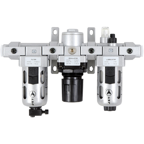 Filtre &agrave; air interm&eacute;diaire en trois parties, r&eacute;gulateur & lubrificateur AFRLMI38, 3/8" NPT Seaboard Timber Mart