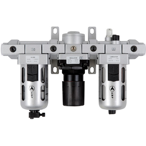 Filtre &agrave; air standard en trois parties, r&eacute;gulateur et lubrificateur AFRLMS12, 1/2" NPT Seaboard Timber Mart