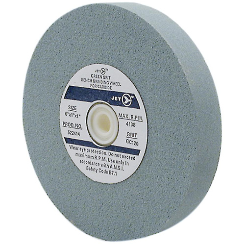 Bench Grinding Wheel, 8" x 1", 1" Arbor, Silicon Carbide Seaboard Timber Mart