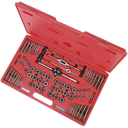 Premium SAE/Metric Alloy Tap & Die Set, 76 Pieces Seaboard Timber Mart