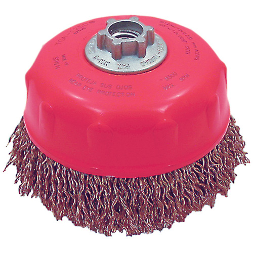 Brosse-boisseau &agrave; fils ondul&eacute;s MAXI-CRIMPED de premi&egrave;re qualit&eacute; Seaboard Timber Mart