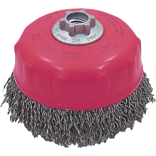 Brosse-boisseau &agrave; fils ondul&eacute;s MAXI-CRIMPED de premi&egrave;re qualit&eacute; Seaboard Timber Mart