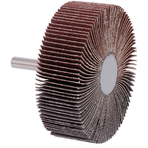 Roue &agrave; lamelles mont&eacute;e sur tige, Grain 60, 3" x 1" x 1/4" Seaboard Timber Mart