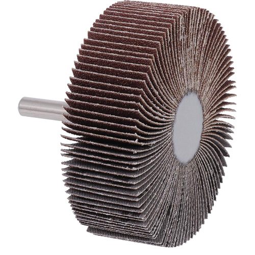 Shaft Mounted Flapwheel, A120 Grit, 3" x 1" x 1/4" Seaboard Timber Mart