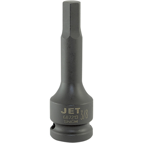 Impact Bit Socket, Hex, 3/8" x 3" L, 1/2" Drive Seaboard Timber Mart