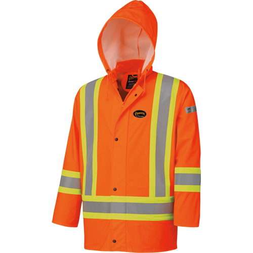 5892 High Visibility Flame Resistant Waterproof Jacket, 2X-Large, High Visibility Orange Seaboard Timber Mart