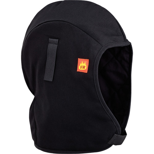 564A Flame Resistant Quilted Hardhat Liner, Black, Cotton Seaboard Timber Mart