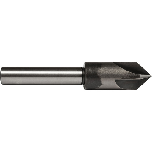 Fraise conique, 1", Acier rapide, Angle de 82°, 4 cannelures Seaboard Timber Mart