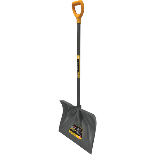 Pro Snow Shovel, Polypropylene Blade, 13-1/2" Wide, D-Grip Handle Seaboard Timber Mart