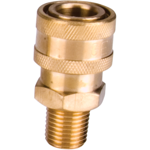 Douille m&acirc;le 1/4" &agrave; d&eacute;saccouplement rapide en laiton Seaboard Timber Mart