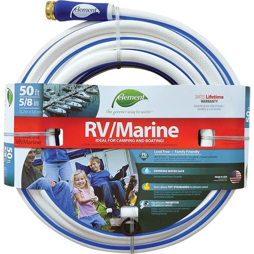 Boyaux d'arrosage pour bateaux et VR Element , PVC, 5/8" dia x 50' Seaboard Timber Mart