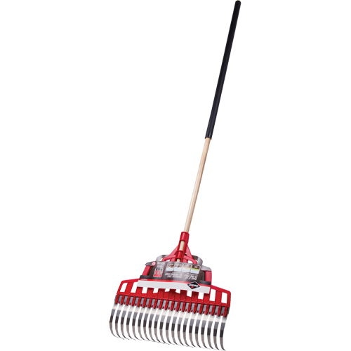 Multi-Purpose Lawn Rake, 20" Blade, 20 Tines, Hardwood Handle, Steel Blade Seaboard Timber Mart