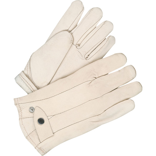 Gants classiques de cordeur, 10, Paume Cuir fleur de vache, Doubleure Molleton Seaboard Timber Mart