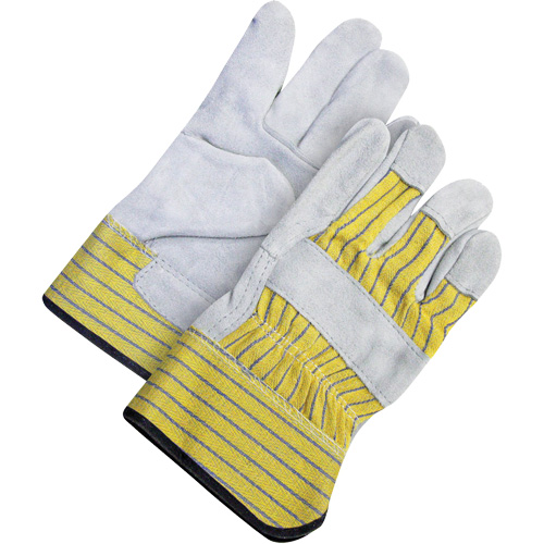 Gants d'ajusteur classiques, Taille unique, Paume en Cuir de vache refendu, Doublure en Molleton Seaboard Timber Mart