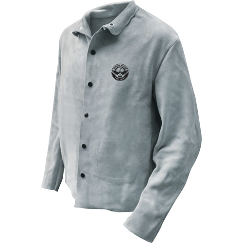 Veste de soudeur, Cuir, 2T-Grand, Gris Seaboard Timber Mart