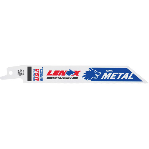 Lame de scie alternative, Bim&eacute;tal, 24 Dents par pouce, 6" lo x 3/4" la Seaboard Timber Mart
