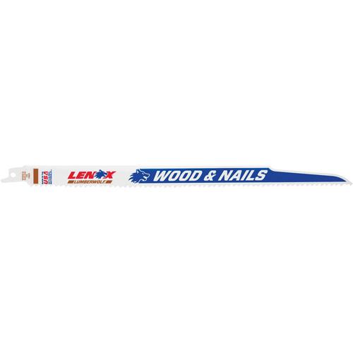 Lame de scie alternative, Bim&eacute;tal, 6 Dents par pouce, 12" lo x 3/4" la Seaboard Timber Mart