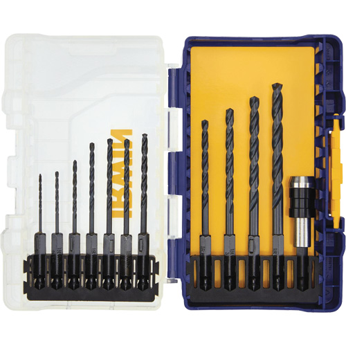 Jobber Length Drill Bit Set, 12 Pieces, High Speed Steel Seaboard Timber Mart