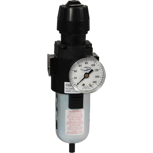 Wilkerson Compact Filter/Regulator, 1/2" NPT, 150 PSI Max. PSI, Standard Seaboard Timber Mart