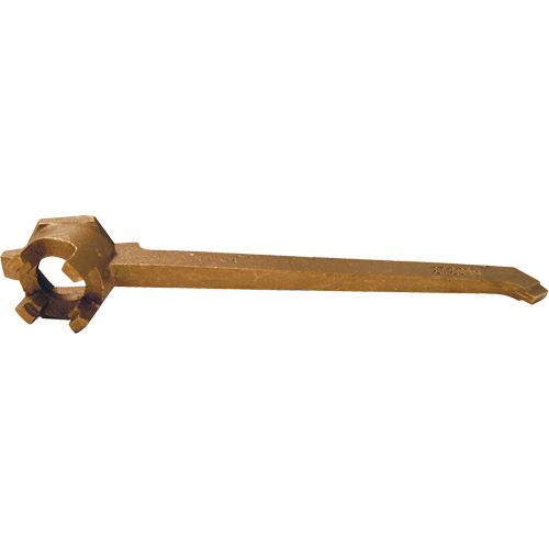 Cl&eacute; pour obturateur de baril, Poign&eacute;e 12", Bronze Seaboard Timber Mart