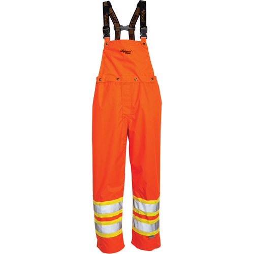 Salopette 300 deniers Journeyman, Polyester, Grand, Orange haute visibilit&eacute; Seaboard Timber Mart