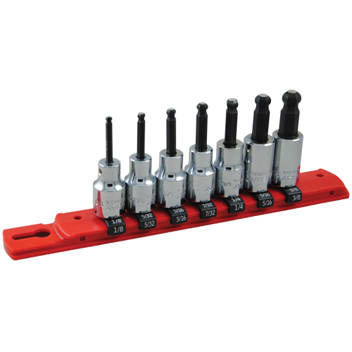 SAE Ball-Nose Socket Set, 7 Pcs Seaboard Timber Mart