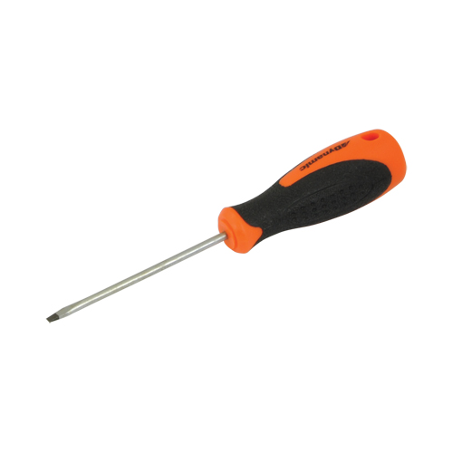 Slotted Screwdriver, 1/8" Tip, Round, 6" L, Cushion Grip Handle Seaboard Timber Mart