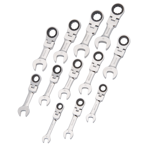 Stubby Wrench Set, Combination, 12 Pieces, Metric Seaboard Timber Mart