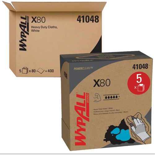 WypAll&reg; X80 Extended Use Cloths, Heavy-Duty, 16-4/5" L x 9" W Seaboard Timber Mart