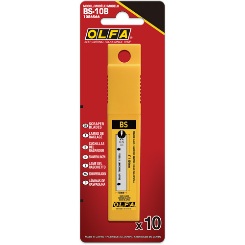 Lames de grattoir &agrave; double tranchant BS-10B 100 mm Seaboard Timber Mart