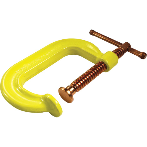 Serre-joint en C &agrave; gorge profonde pour service normal, Capacit&eacute; de 2" (51 mm), Profondeur de gorge de 2-1/8" (54 mm) Seaboard Timber Mart