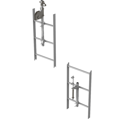 Anneau en D avec plaque d'ancrage Seaboard Timber Mart