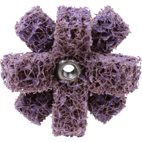 Scotch-Brite Cross Buff, BF-XB, 1-1/2" Dia., Medium Grit, Aluminum Oxide Seaboard Timber Mart