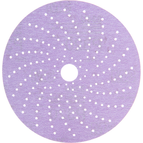 Disque de ponçage net mauve Hookit, 6" dia., Grain 320+, Oxyde d'aluminium Seaboard Timber Mart