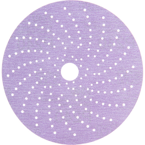Hookit Purple Clean Sanding Disc, 6" Dia., P240 Grit, Aluminum Oxide, C-Weight Seaboard Timber Mart